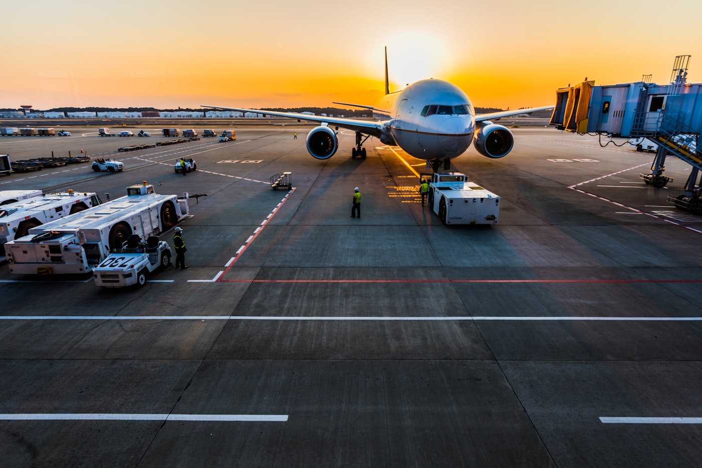 Air freight at the airport